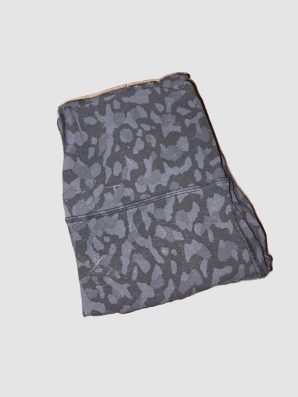 Lululemon Charcoal Grey Leopard Print Leggings